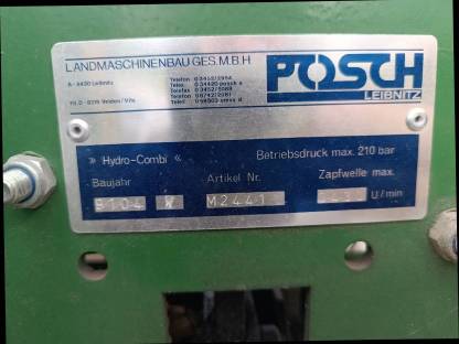 Bild 3:Holzspalter Posch Hydro-Combi 20 t