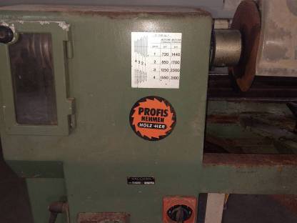 Bild 2:Drechselbank Holzher