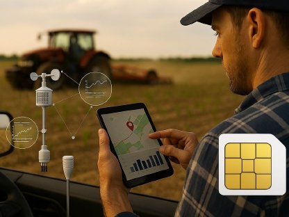 Bild 5:M2M Multinetz SIM-Karte für die Landwirtschaft
