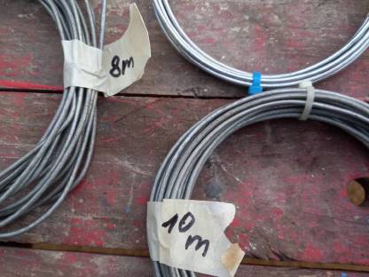 Bild 2:3 mm Spanndraht und 4 Spanner