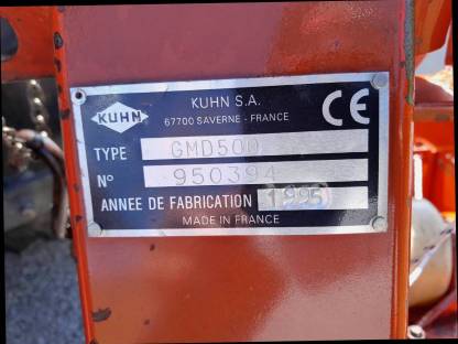 Bild 5:Kuhn Mähwerk GMD 500