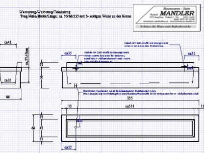Bild 8:Wassertränke Weidetrog