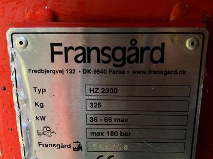 Bild 4:Rückezange Fransgård HZ 2300