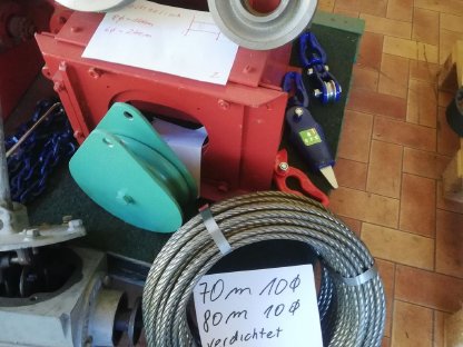 Bild 2:Forstseil, Getriebeseilwinde, Seilzubehör