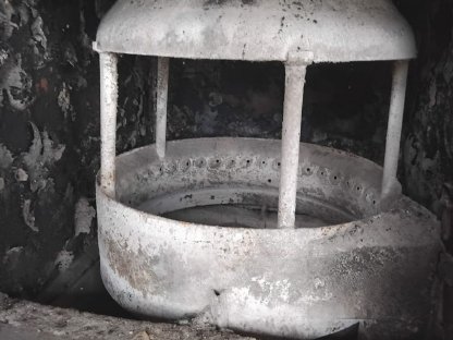 Bild 4:KWB USV 100 Hackschnitzelofen