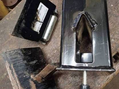 Bild 3:Scheppach Spaltkreuz, Verlängerungskeil, Spezialmesser