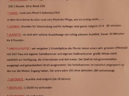 Gebe auch Unterricht!