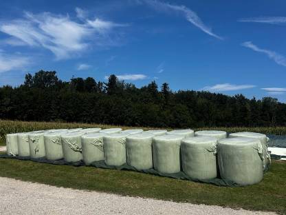 Bild 5:Silomais-Grasballen gemischt