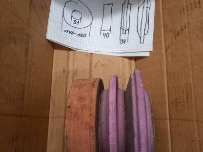 Bild 3:3 gebrauchte Schleifscheiben Metall