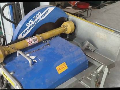 Binderberger WS 700, Säge, Brennholz