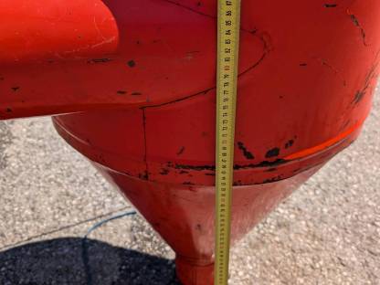 Bild 2:Zyklon für Körnergebläse