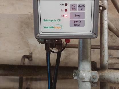 Bild 2:Melkstand GEA Fischgrätenmelkstand