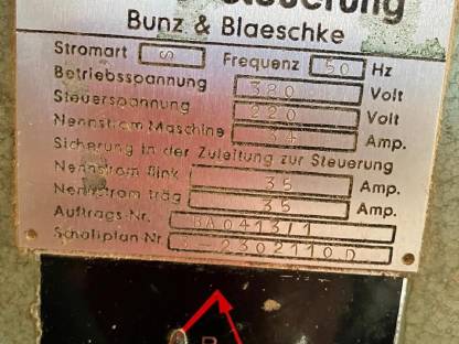 Bild 2:Mehrblattkreissäge (Raupensäge) W.Klein + Söhne FULDA