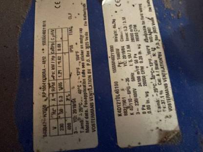 Bild 3:DeLaval Ventilator