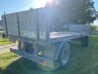 Bild 3:Gebrauchter Anhänger (inkl. Bordwände) zu Verkauf