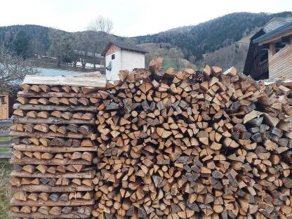 Bild 2:Fichtenbrennholz