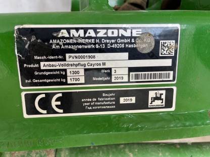 Bild 3:Pflug Amazone Cayros M