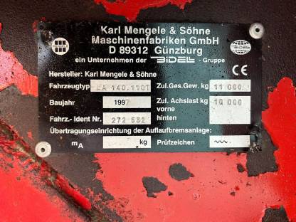 Bild 4:Mengele Rotant 740, Silierwagen Kratzbodenwagen Häckselwagen