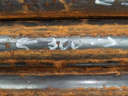 Bild 6:Starkwandige Rundrohr Reste 42,5 mm