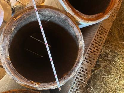 Bild 4:8 m Stallbelüftung Entlüftung Lüftungsrohr Stall