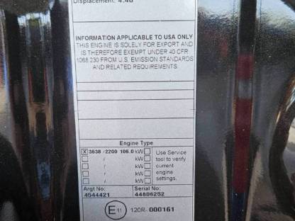 Bild 4:Caterpillar C4.4 Motor 106 kW