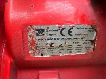 Bild 2:Battioni und Pagani Garda Pumpeneinheit