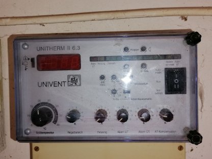 Bild 2:UNIVENT Lüftungssteuerung Unitherm II 6.3