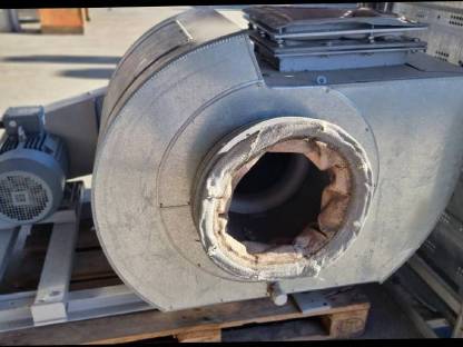 Bild 3:Heutrocknung Trocknungsanlage Lüftungsmotor Lüfter