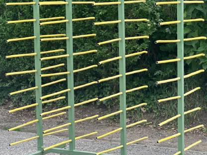 Bild 8:Trockengestell auf Rollen