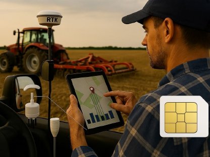 Bild 3:M2M Multinetz SIM-Karte für die Landwirtschaft