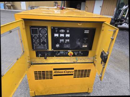 Bild 2:Notstromaggregat Atlas Copco QAS 85