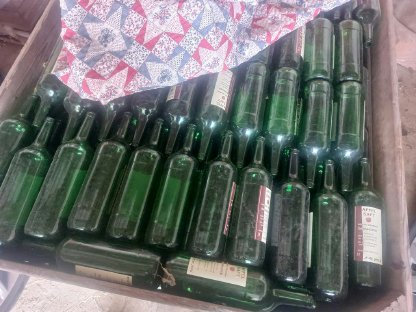 Grüne Saftflaschen 1 l - 1.600 Stk.