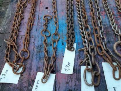 Bild 4:Verschiedene Kettenstücke