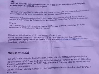 Bild 2:Steuerplatine Siemens Alarmanlage