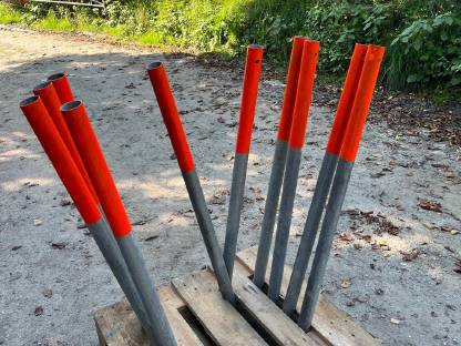 Bild 3:Grenzstempel Grenzpflock 2-farbig