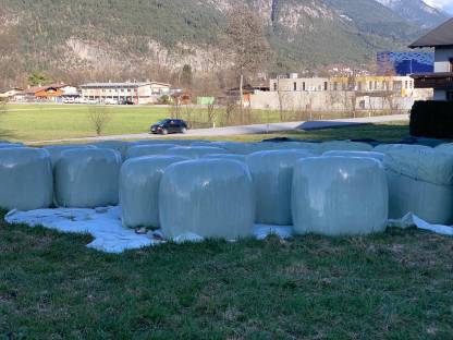 Bild 3:Silo Ballen erster Schnitt