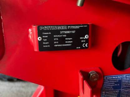 Bild 2:Pöttinger Novacat 402