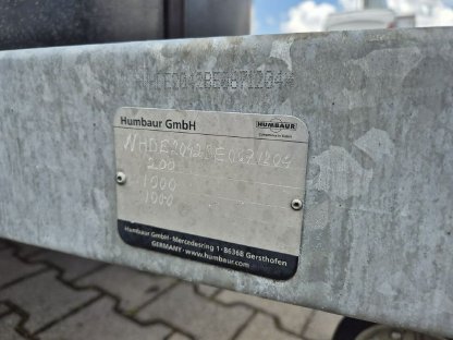 Bild 7:Humbaur REXUS 2000 Pferdeanhänger