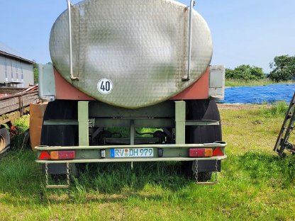 Bild 4:Mersch V2A Tankwagen für Wasser, Molke etc.