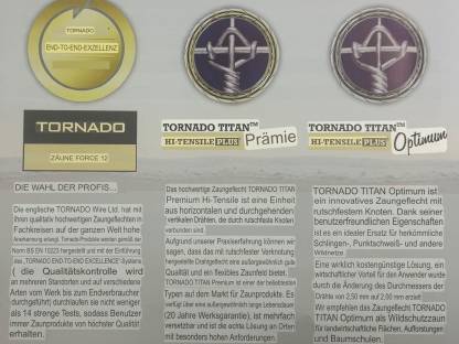 Bild 4:TORNADO Wildzaun, Wildschutzzaun, Wildschutz Zaun