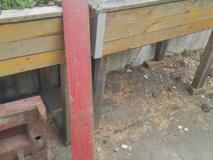 Bild 2:Mähbalken Schutzschiene IHC