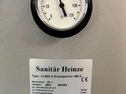 Boiler 400 l mit Solarregister