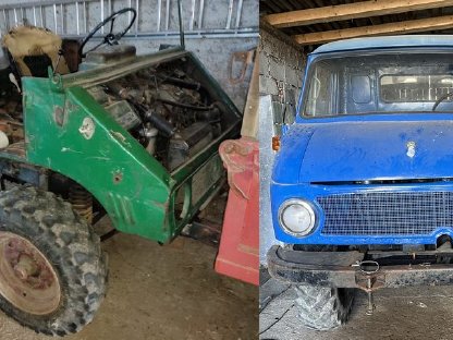 Verkaufe 2 Unimog 411 - 1x Blau, 1x Grün