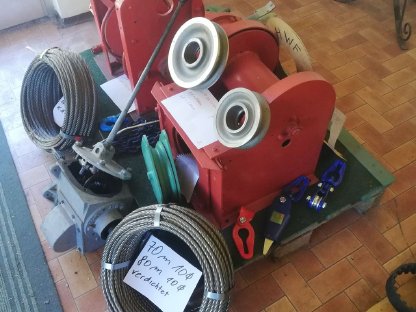 Bild 3:Forstseil, Getriebeseilwinde, Seilzubehör