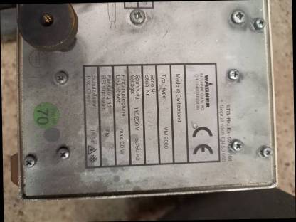 Bild 8:Defekte Elektrostatik Lackierung Wagner VM2000