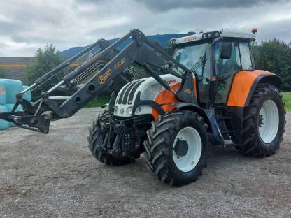 Steyr 6145 mit Hauer POMC 150