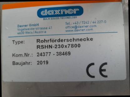Bild 3:Förderschnecke