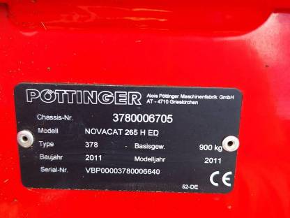 Bild 7:Pöttinger Novacat 265 H extra dry