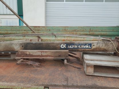 Bild 2:Hochförderer für Entmistung Alfa-Laval