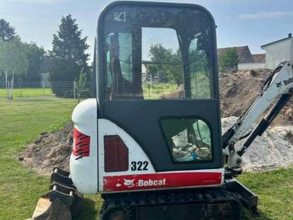Bild 3:Bobcat 322D Minibagger 1,6t + Zubehör